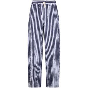 Nuur Men Striped Trousers With Elastic